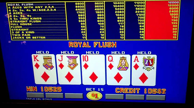 How to Get a Royal Flush in Video Poker?