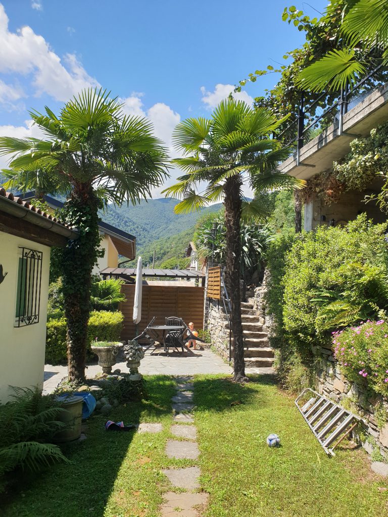 Garten hinterm Haus