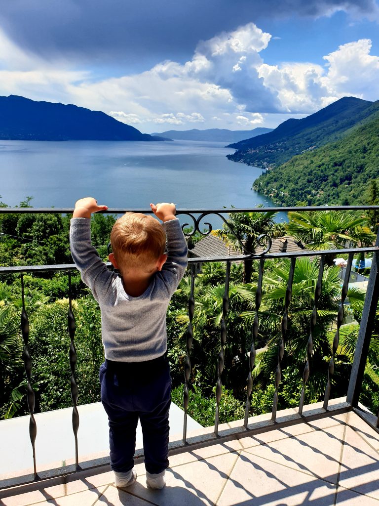 Blick vom Balkon