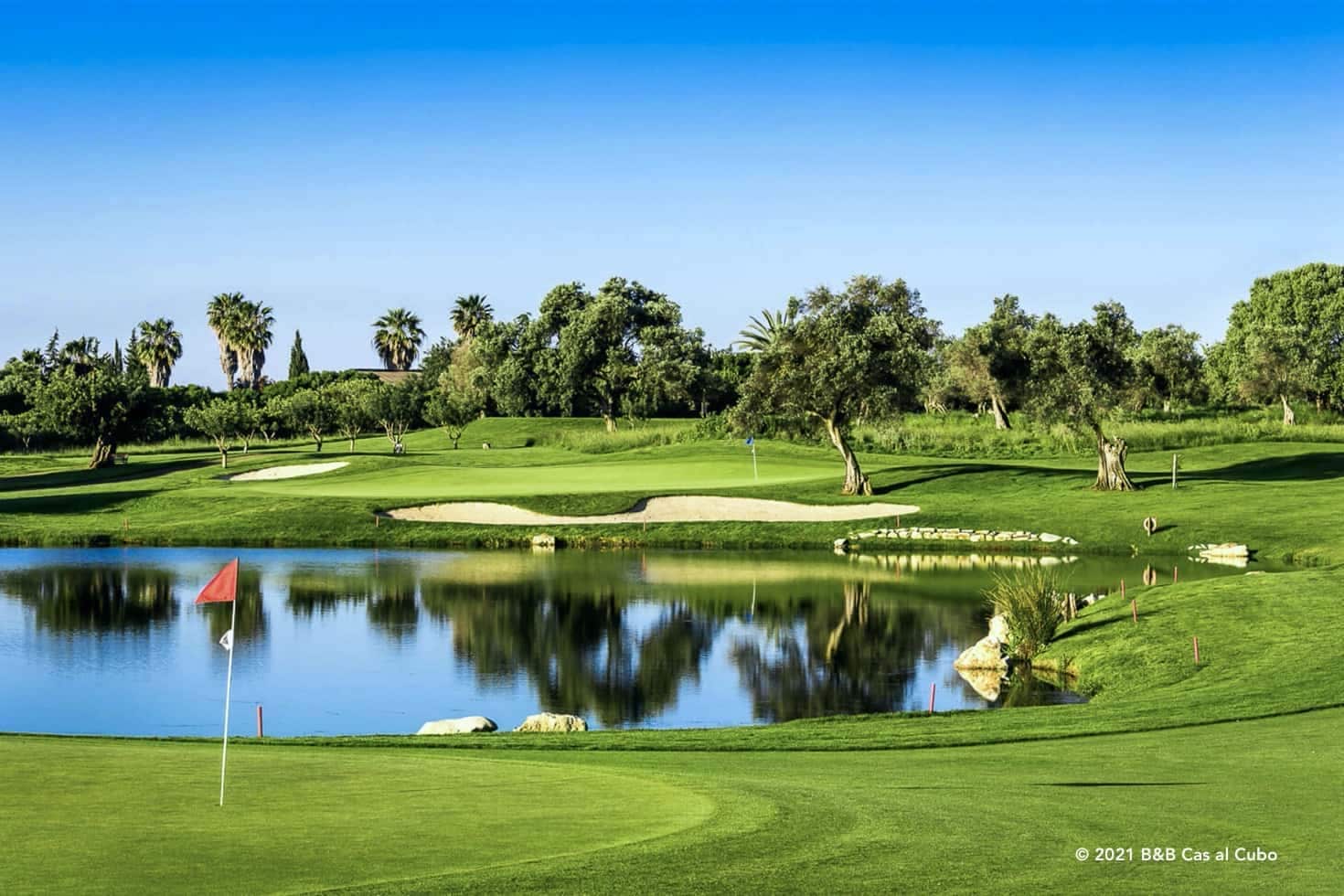 Quinta de Cima water element - golfbanen in de Algarve