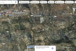 Zoeken op Google Maps naar ruines