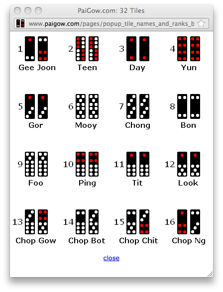 Is there a Pai Gow Poker strategy for managing tiles?