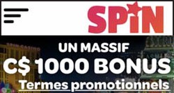 Spin Casino bonus gratuit