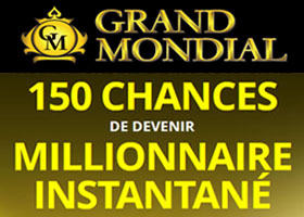 Jackpot Offre Bonus au Grand Mondial Casino