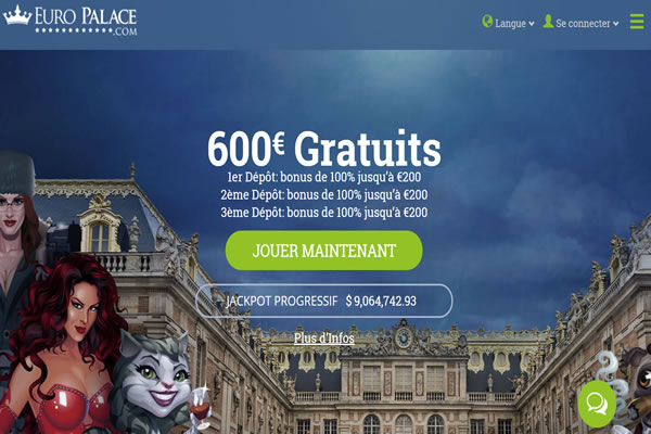 Jouer à la Roulette sur Euro Palace Casino