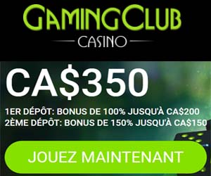 Gaming Club - même si son offre de bonus ne semble pas importante, elle l'est quand même