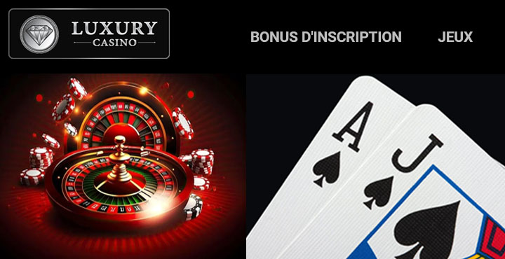 Jeux en ligne et bonus gratuits au Luxury Casino