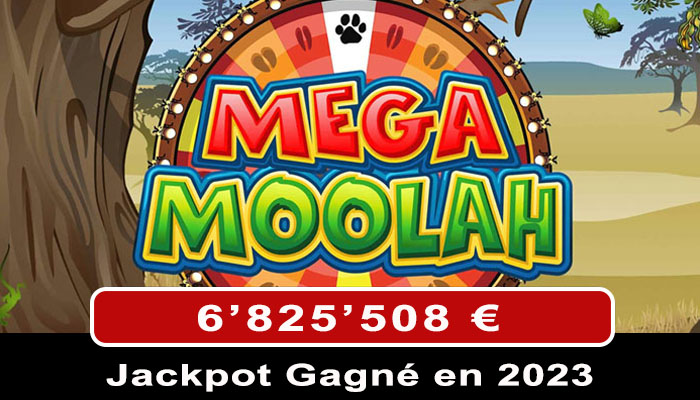 Mega Moolah Jackpot de 6,8 millions Gagné chez Yukon Gold Casino