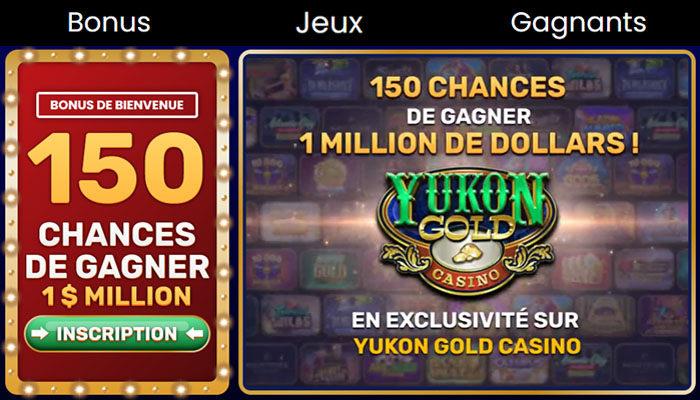 Site Yukon Gold Casino en Ligne