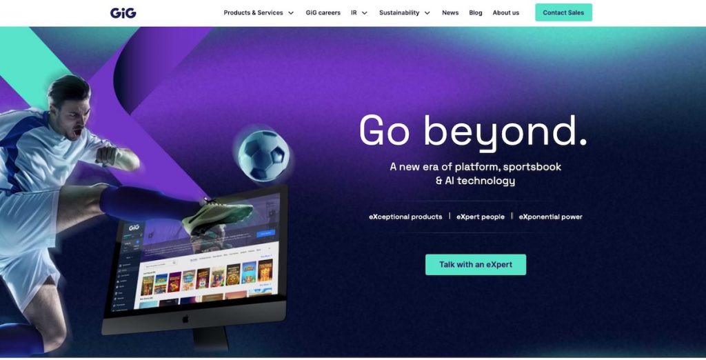 Gaming Innovation Group hemsida