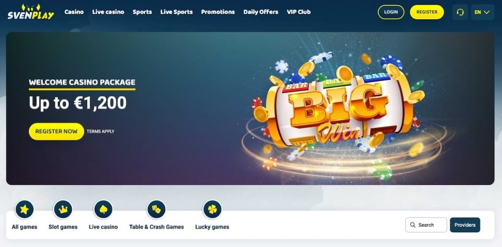 Svenplay casino hemsida
