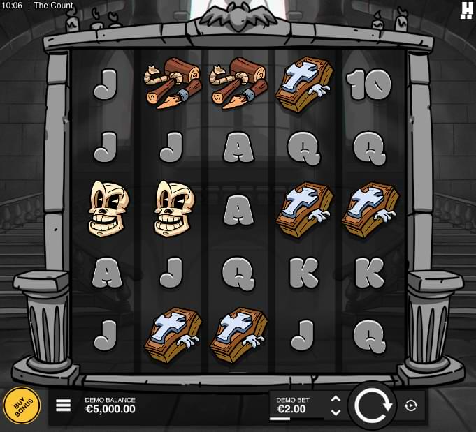 The Count Hacksaw Gaming spelplan