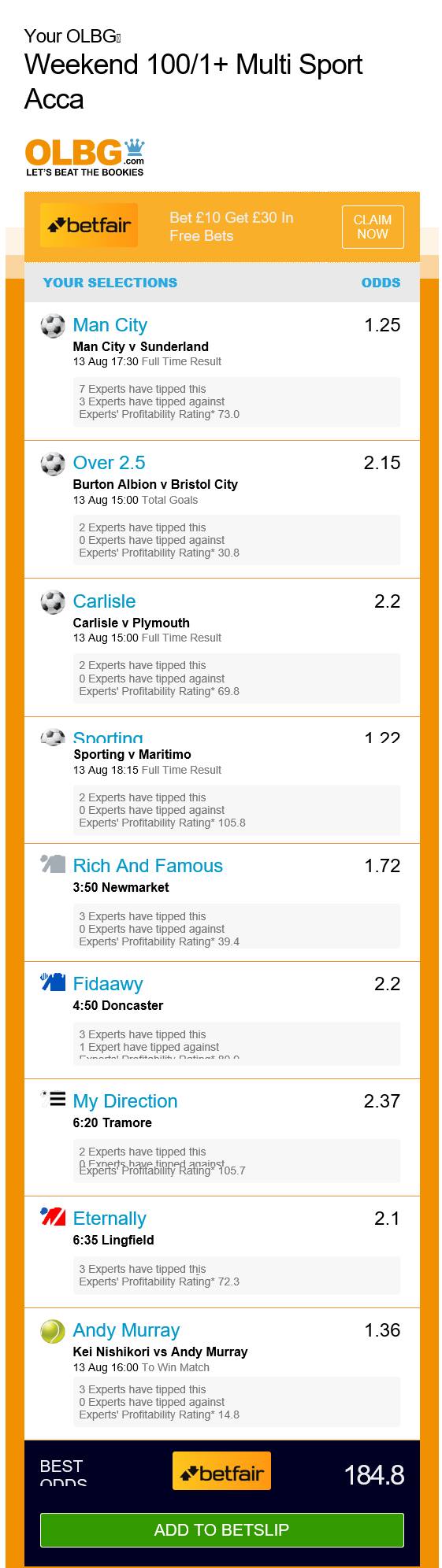 What is a betting accumulator strategy?