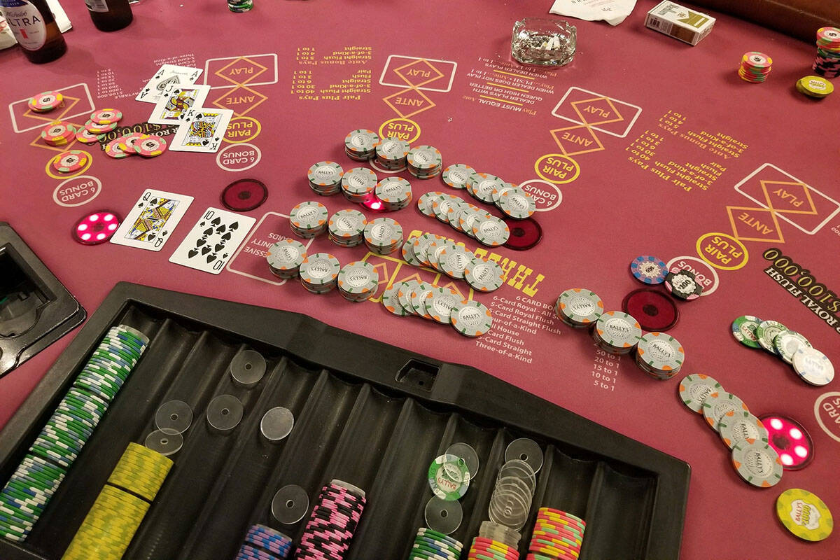 What is a progressive table game jackpot?