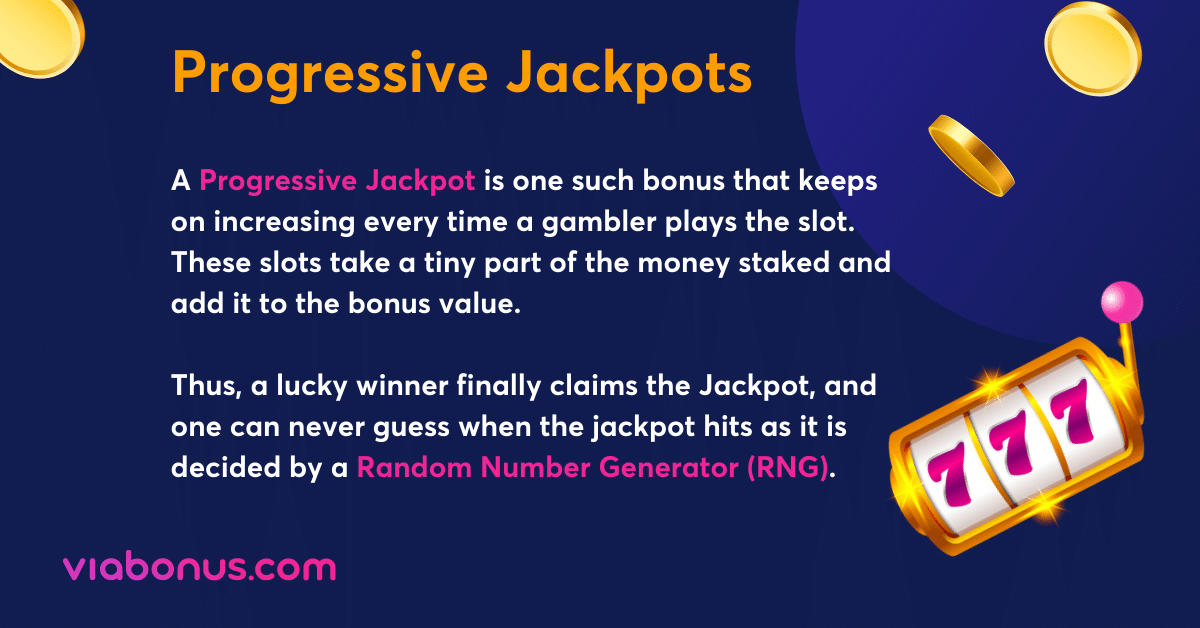 How do winners claim their progressive jackpot prizes?