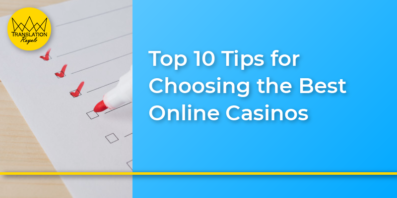 How can I find the best online casino for my preferences?