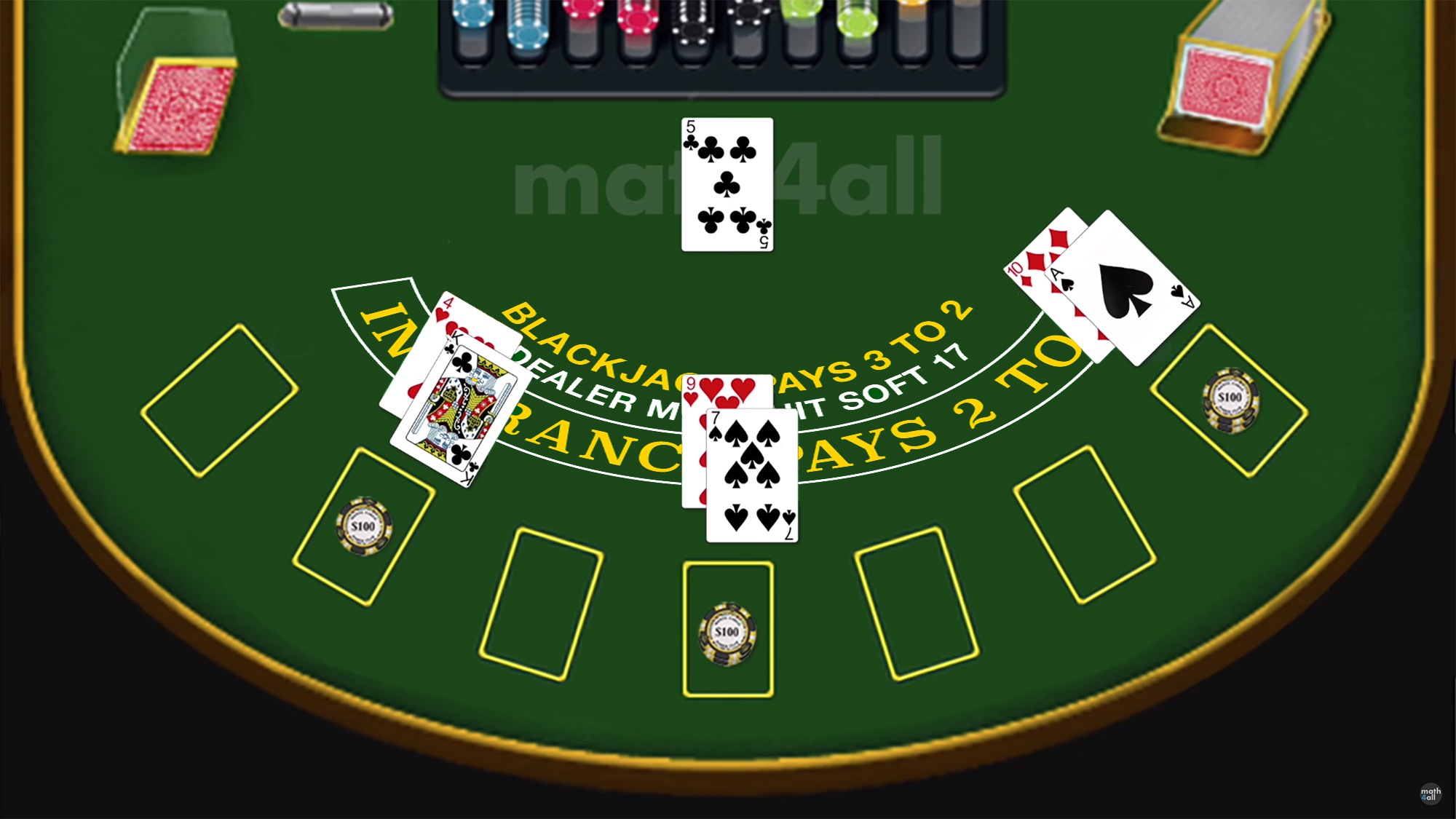 Is there a maximum number of players at a Blackjack table?