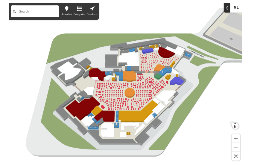 How can I locate specific games or amenities on the casino floor?