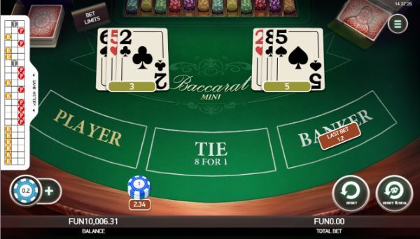 Mini Baccarat Strategy for New Players