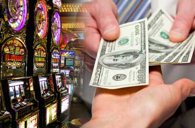 How are payouts and winnings handled on the casino floor?