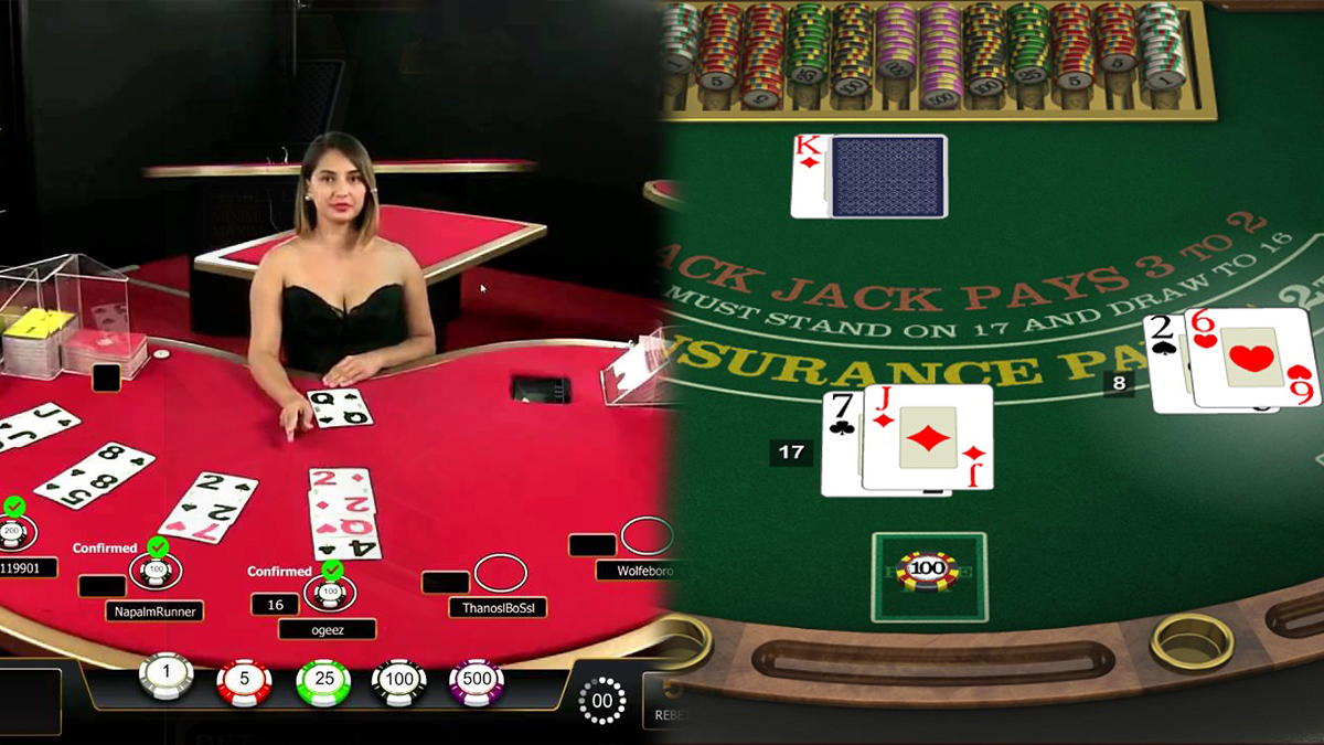 What is the difference between online and live Blackjack?