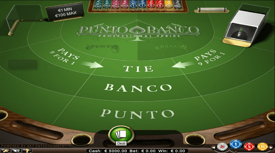 How does Punto Banco differ from Poker in terms of rules?