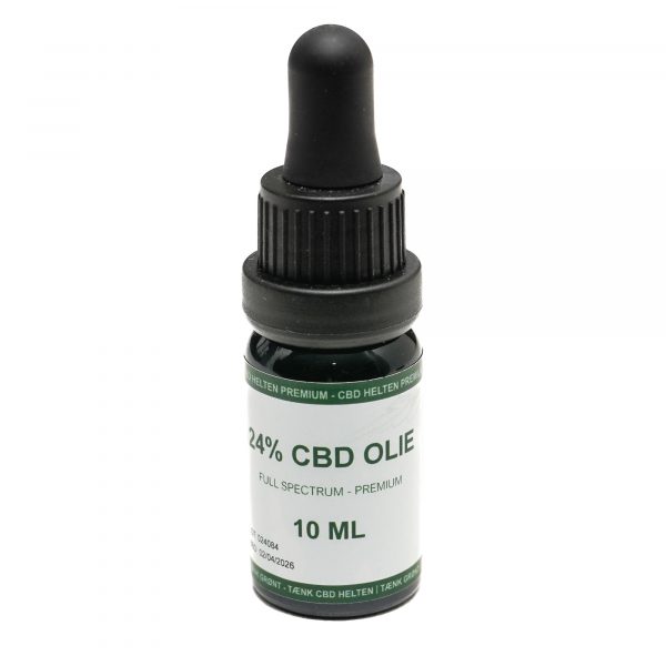 Full Spectrum Økologisk CBD Olie med THC - 24% - 2400 mg