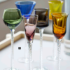 Lyngby glas snapseglas farvet glas
