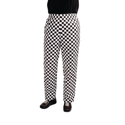 Whites Easyfit Trousers Teflon Big Black Check XS