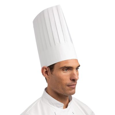 eGreen Disposable Chefs Hat White (Pack of 50)