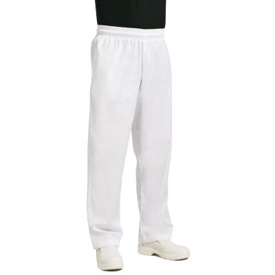 Chef Works Essential Baggy Pants White L