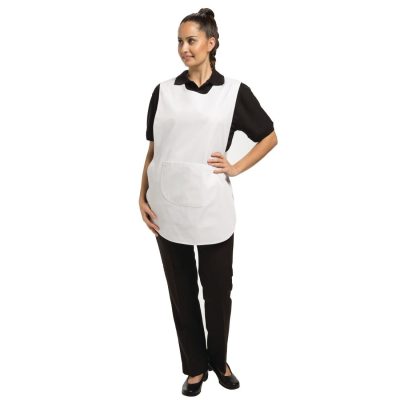Whites Tabard With Pocket White