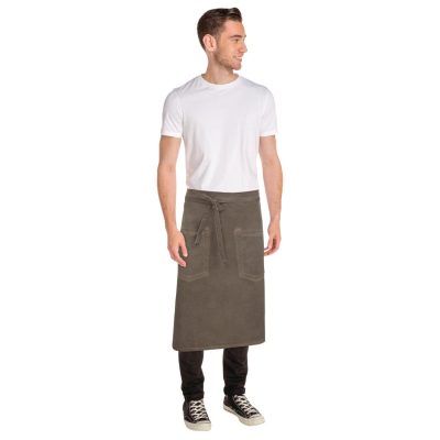 Chef Works Urban Dorset Antique Bistro Apron Earth Brown