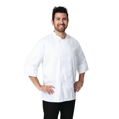 Whites Unisex Atlanta Chef Jacket White Teflon Size M