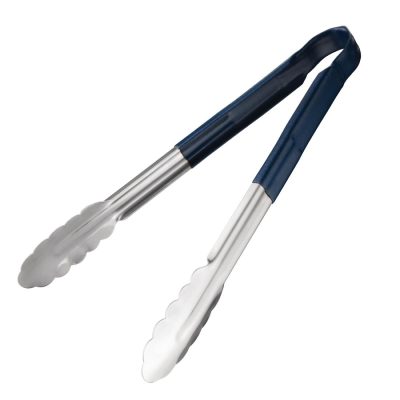Hygiplas Colour Coded Blue Serving Tongs 11″