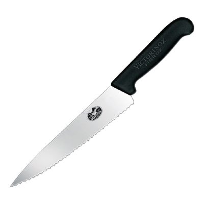 Victorinox Fibrox Serrated Carving Knife 19cm