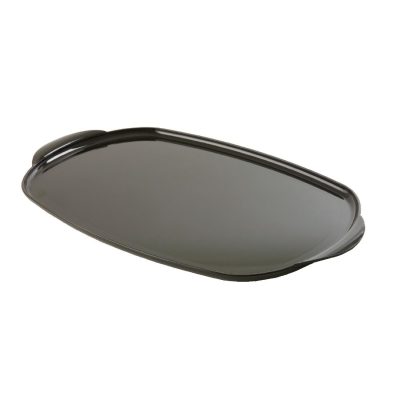 Large Black Oval Tray