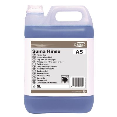 Suma A5 Warewasher Rinse Aid Concentrate 5Ltr (2 Pack)