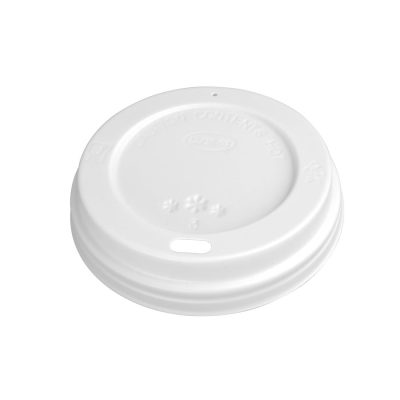 Fiesta Disposable Coffee Cup Lids White 340ml / 12oz and 455ml / 16oz (Pack of 50)