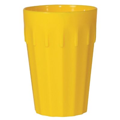 Olympia Kristallon Polycarbonate Tumblers Yellow 142ml (Pack of 12)