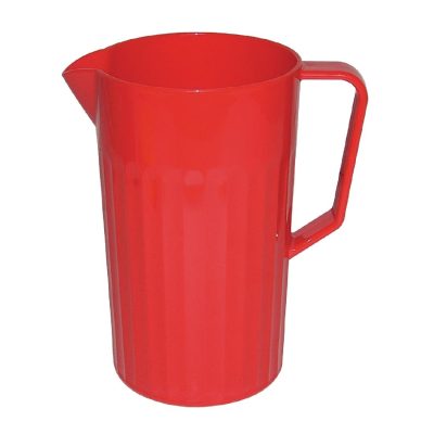 Olympia Kristallon Polycarbonate Jug Red 1.4Ltr