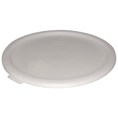 Vogue Round Food Storage Container Lid White Small