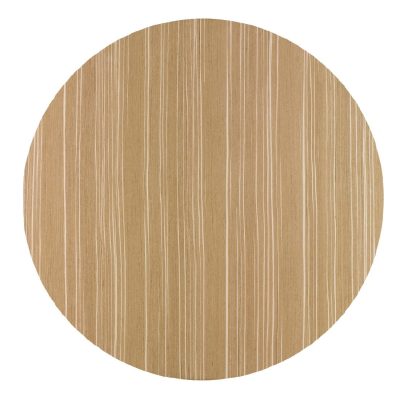 Werzalit Pre-drilled Round Table Top  Safari Beige 600mm