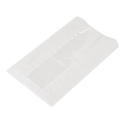 Vegware Compostable Glassine Hot Food Bags With NatureFlex Window Large (Pack of 500)