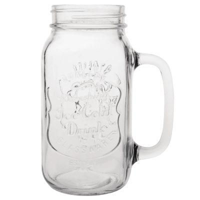 Olympia Handled Mason Jar 700ml (Pack of 12)