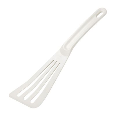 Mercer Culinary Hells Tools Slotted Spatula White 12″
