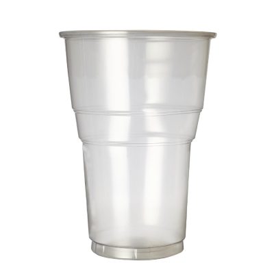 eGreen Premium Disposable Pint Glass CE Marked 568ml (Pack of 1000)