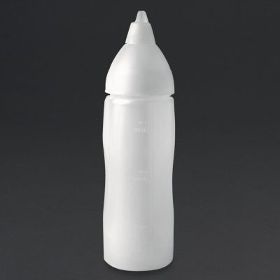 Araven Clear Non-Drip Sauce Bottle 12oz
