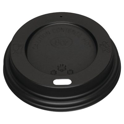 Fiesta Disposable Coffee Cup Lids Black 225ml / 8oz (Pack of 1000)