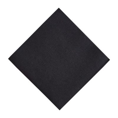 Dunisoft Compostable Premium Cocktail Napkins Black 200mm (Pack of 2880)